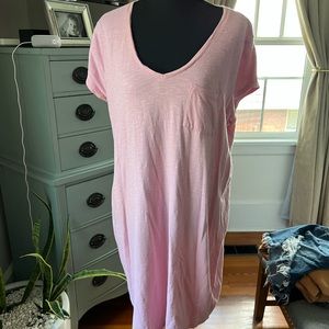 Pink Gap Shirt Dress